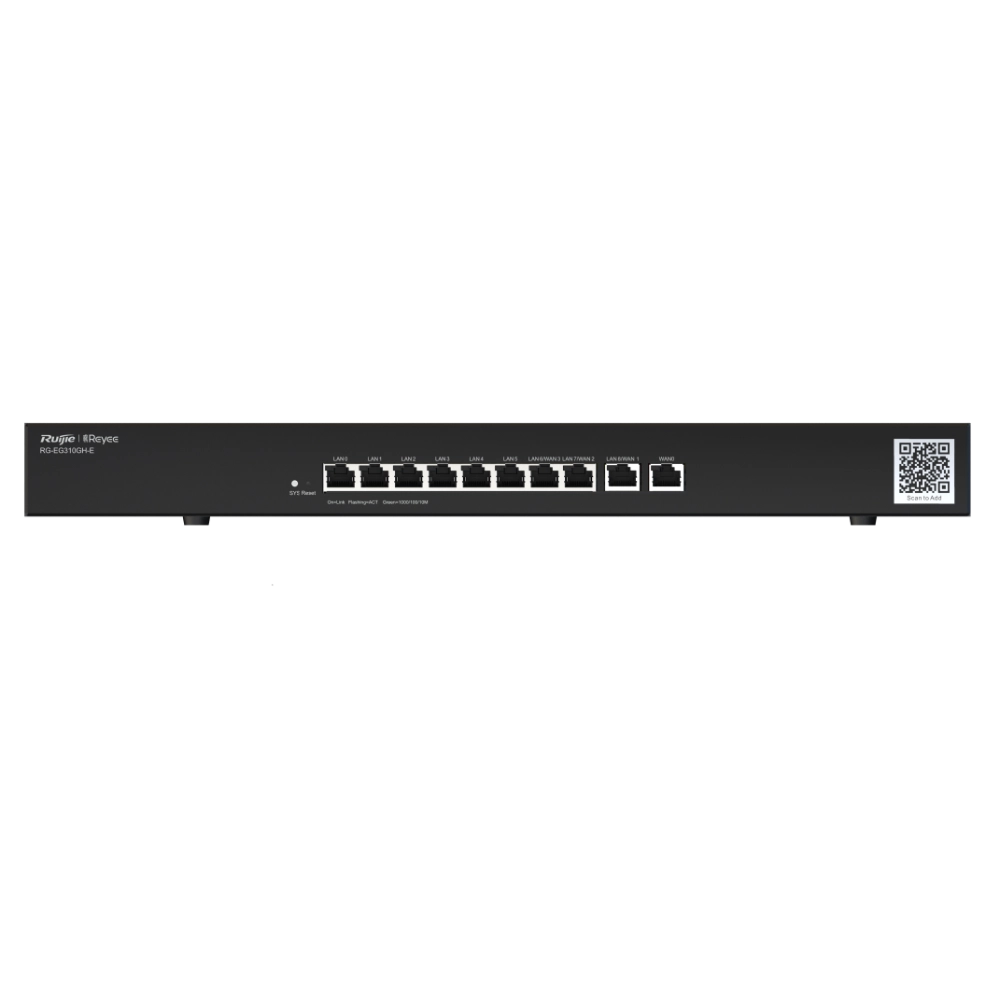 10-портовий маршрутизатор з хмарним керуванням Ruijie Reyee RG-EG310GH-E (Y-37793)