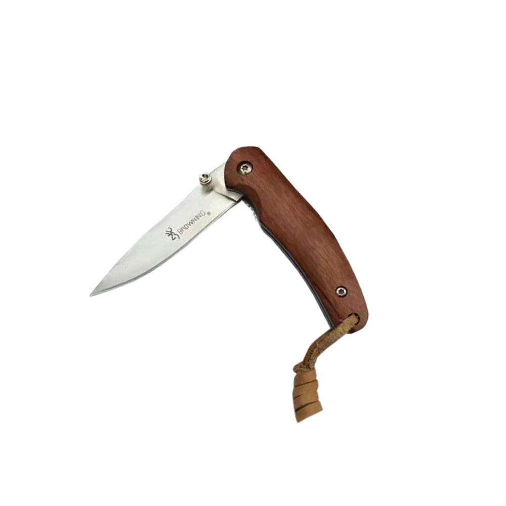 Ніж складний Browning-D2, ручка дерево, довжина 148 мм, 100 гр, Brown (Y-37920)
