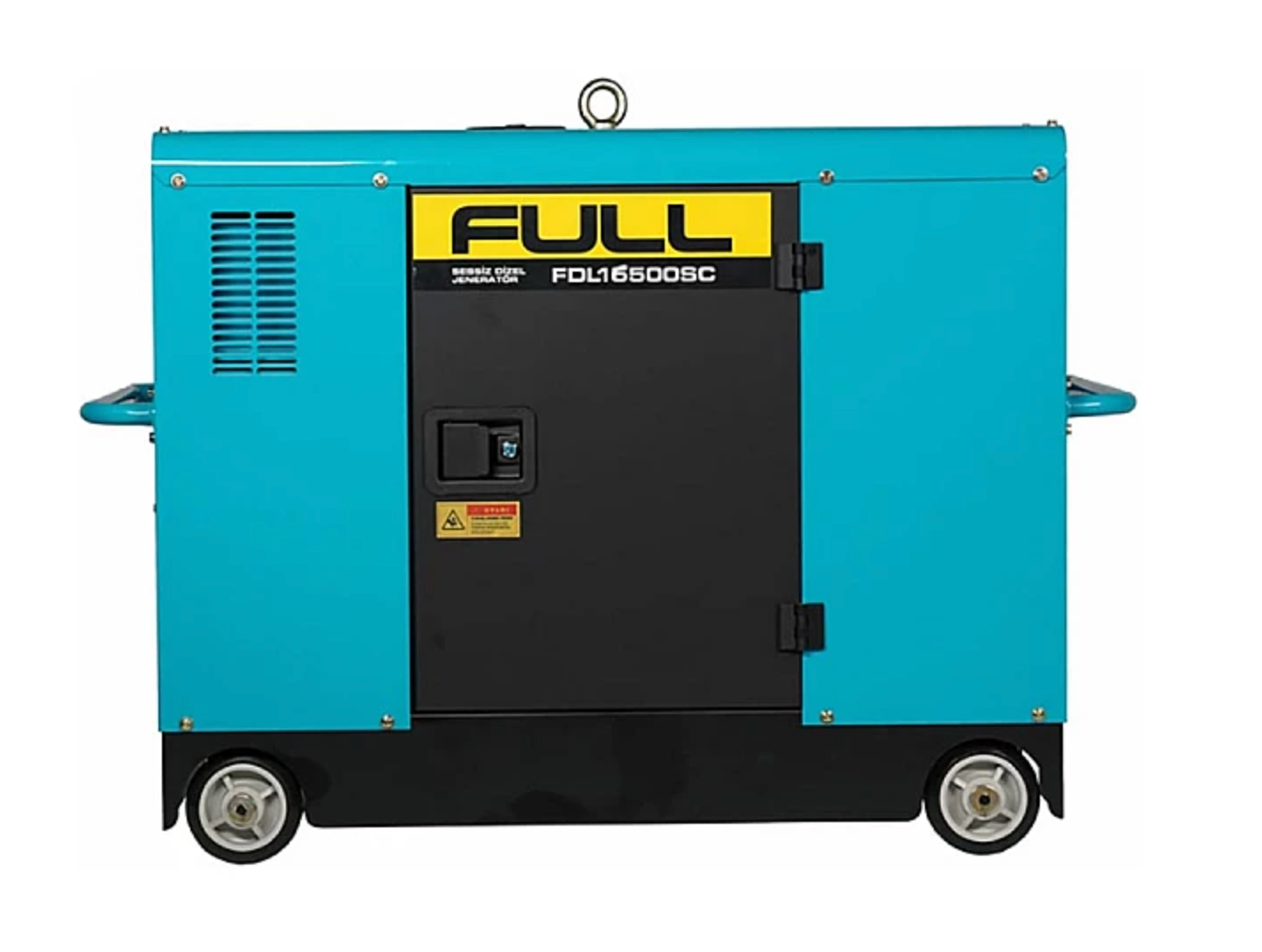 Генератор дизельний FULL FDL16500SC3, 3-фазний 230/400V, 50Hz, 16.5kVA/12kW, бак 50 л, витрата 4 л/год, пуск: стартер (без АКБ), 1145x750x975 мм, 297 кг (Y-38338)