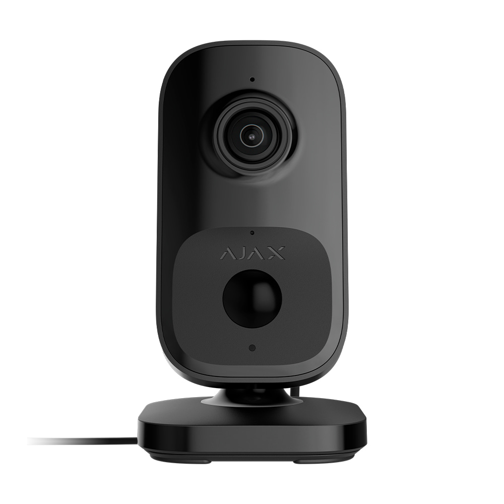 4 Mp WI-FI відеокамера з вбудованим штучним інтелектом Ajax IndoorCam black (Y-40863)