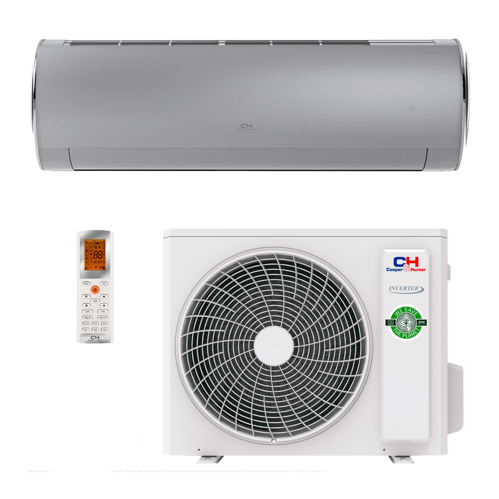 Кондиціонер Cooper&Hunter CH-S09FTXD2-SC, 25м², Silver (Y-41842)
