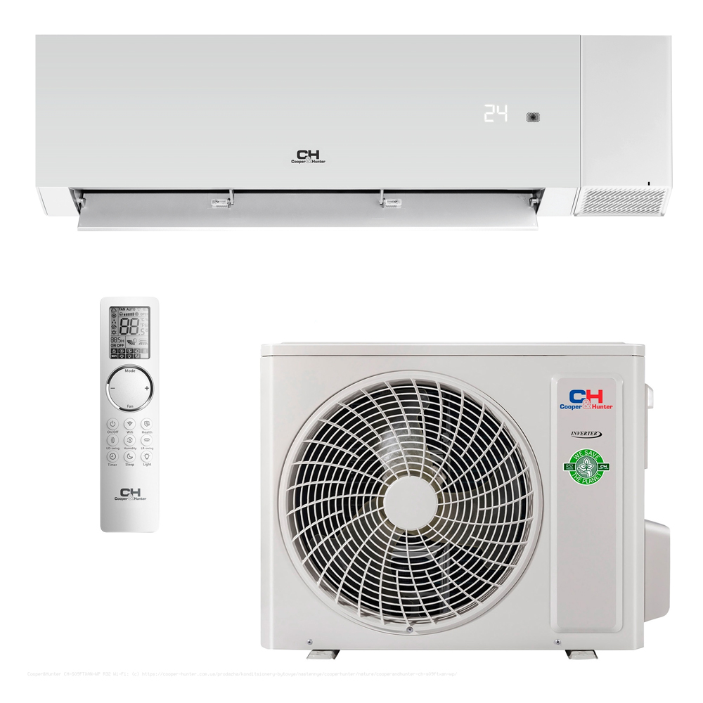 Кондиціонер Cooper&Hunter CH-S09FTXAN-WP, 27м², White (Y-41862)