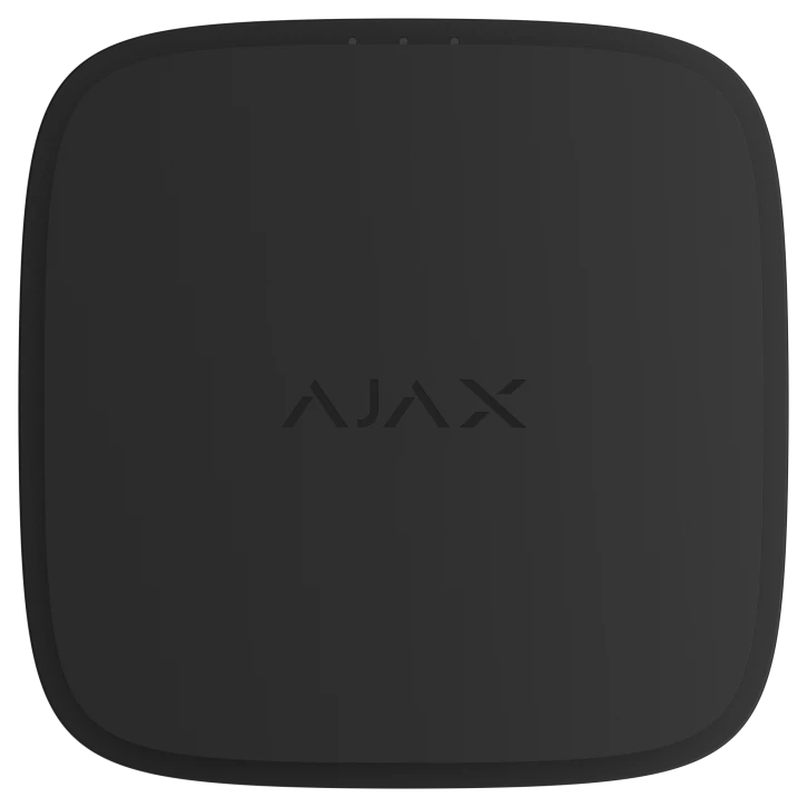 Бездротовий адресний пожежний сповіщувач тепловий Ajax EN54 FireProtect (Heat) Jeweller Black (Y-42858)