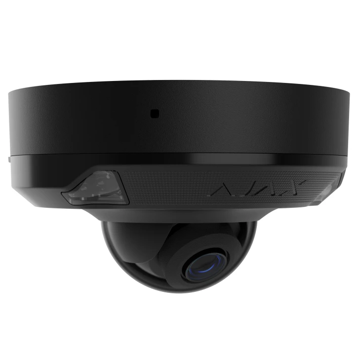 5 Mp IP охоронна відеокамера з гібридним підсвічуванням Ajax DomeCam Mini HL (5 Mp/4 mm) Black (Y-43693)