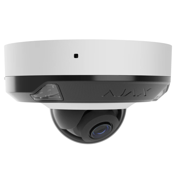 8 Mp IP охоронна відеокамера з гібридним підсвічуванням Ajax DomeCam Mini HL (8 Mp/4 mm) White1 (Y-43698)