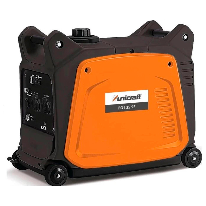 Генератор інверторний Бензиновий UNICRAFT PG-I 35 SE, 2.8kW (3.1kW), однофазний, 220V, 50Hz, об'єм 7.5л (Y-44540)