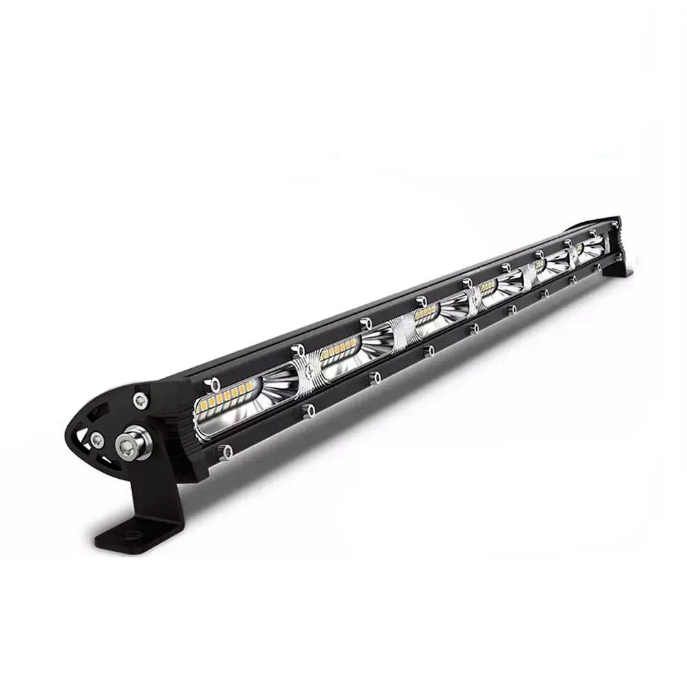 Фара протитуманна світлодіодна (LED балка) RS-180W, 60 LEDs, 12-24V, 180W, 6000K, 12000Lm, IP67, 500x60x75mm, Black (Y-44561)