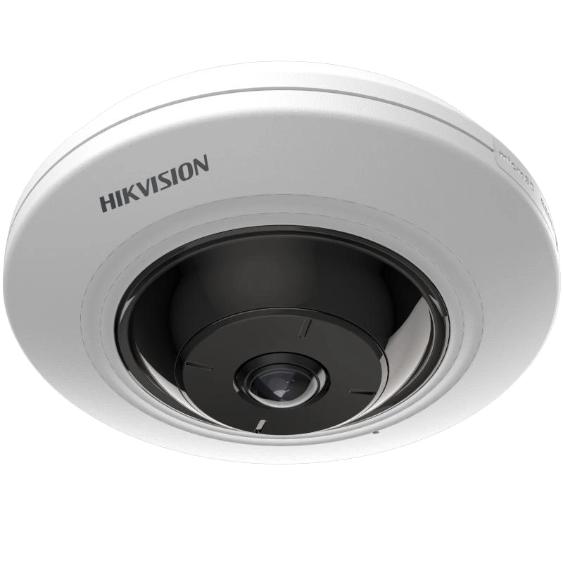 5МП Fisheye відеокамера купольна Hikvision DS-2CD2955G0-ISU (1.05мм) (Y-44654)