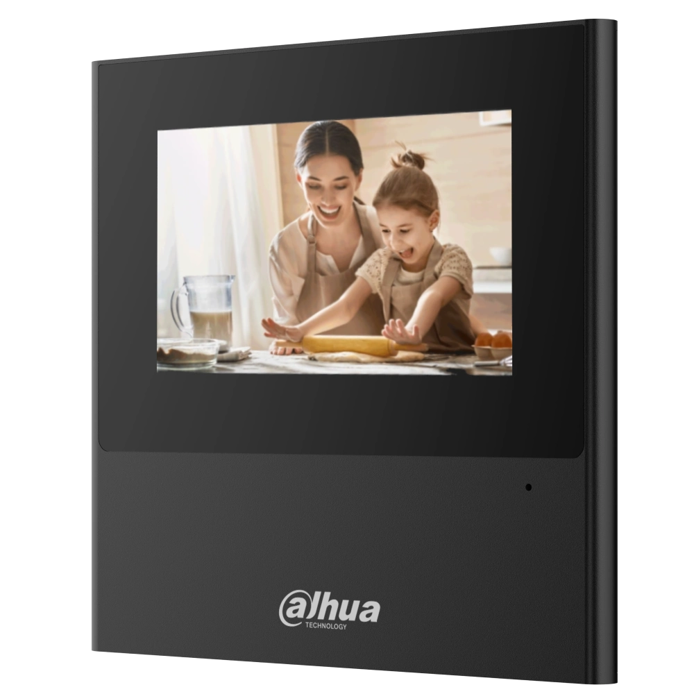 4,3" IP відеодомофон з Wi-Fi чорного кольору Dahua DHI-VTH2611L-WP-BE (Y-44791)