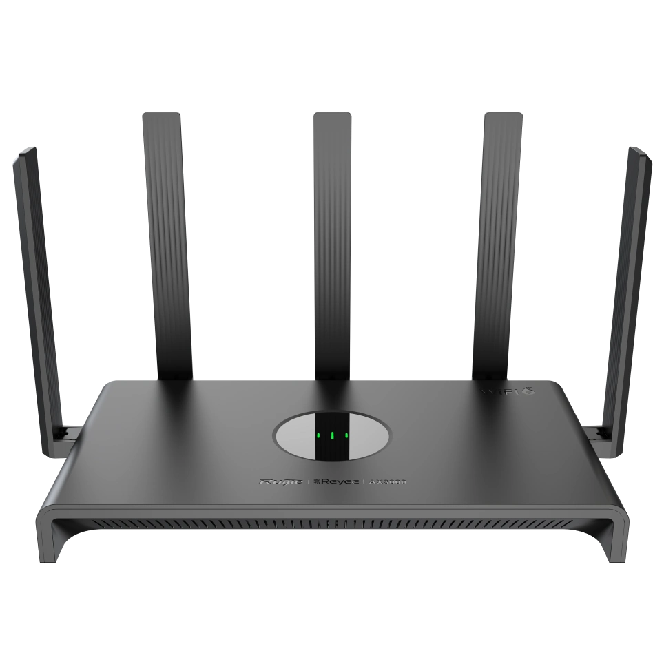 Бездротовий Wi-Fi 6 маршрутизатор серії Ruijie Reyee RG-EW3000GX PRO, 2x порту WAN, 260×140×30 мм (Y-44792)