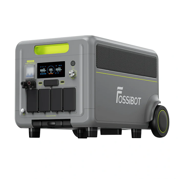 Портативна зарядна станція FOSSiBOT F7200, 7200W/5220Wh LiFePO₄, MPPT 2500W max XT90/120-450V, XT60-12V/10А, 2xDC5521-12V-3A, CarPort-1 2xUSB-A-18W, 2xUSB-C-100W, Wi-Fi, Bluetooth, charge 2.4 h, 609*321*475 мм, 78,6 кг (Y-44934)