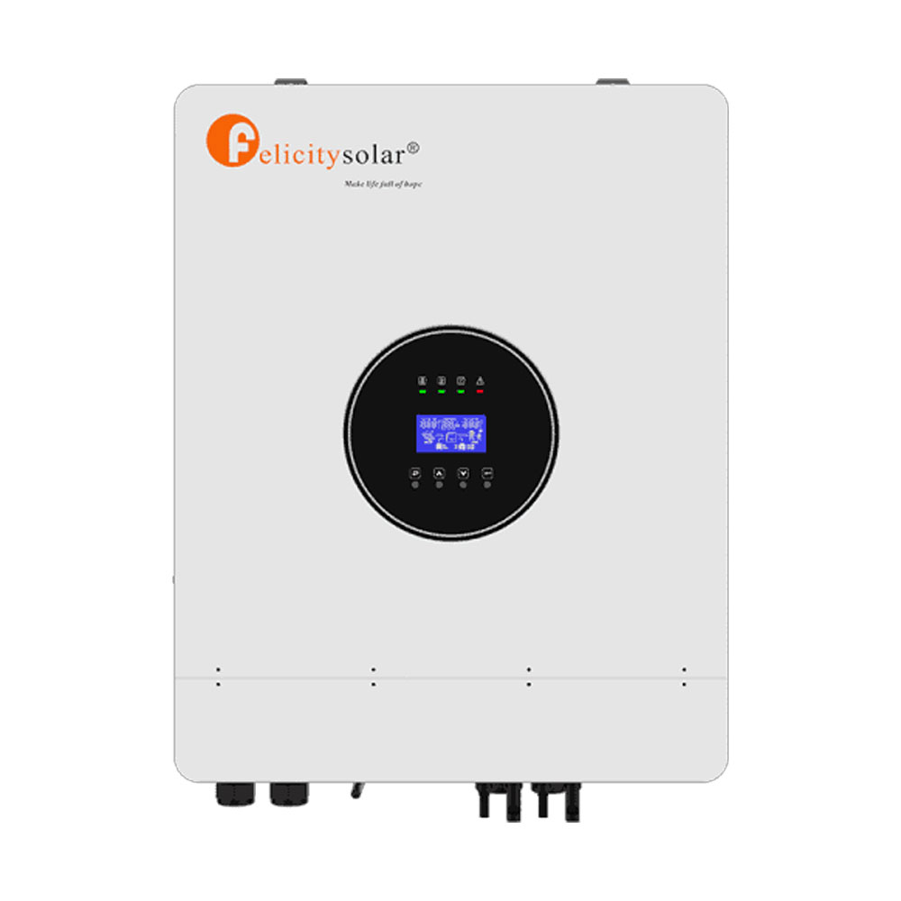 Гібридний інвертор Felicity IVEM8048-II (Gen-port) 8KVA 230VAC, 50/60Hz, 48V, Parallel, 2MPPT-PV90-450V/20A, струм заряду max-150A, IP21, RS485, RS2 Wi-Fi.607*406*141 мм, 23.7 кг (Y-45072)