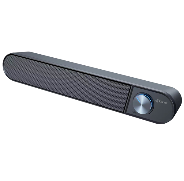 Колонки 2.0 Kisonli i-580, для ПК і ноутбука, USB + 3.5mm, 2x3W, 20Hz- 20KHz, Black, BOX, Q40 (Y-45303)