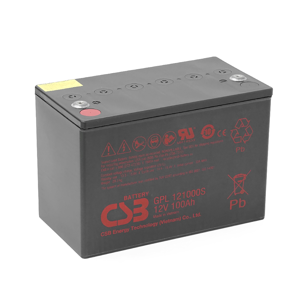 Акумуляторна батарея CSB GPL121000S, 12V 100Ah (343х168х215 (220) Q1/20 (ТАЙВАНЬ) (Y-46370)
