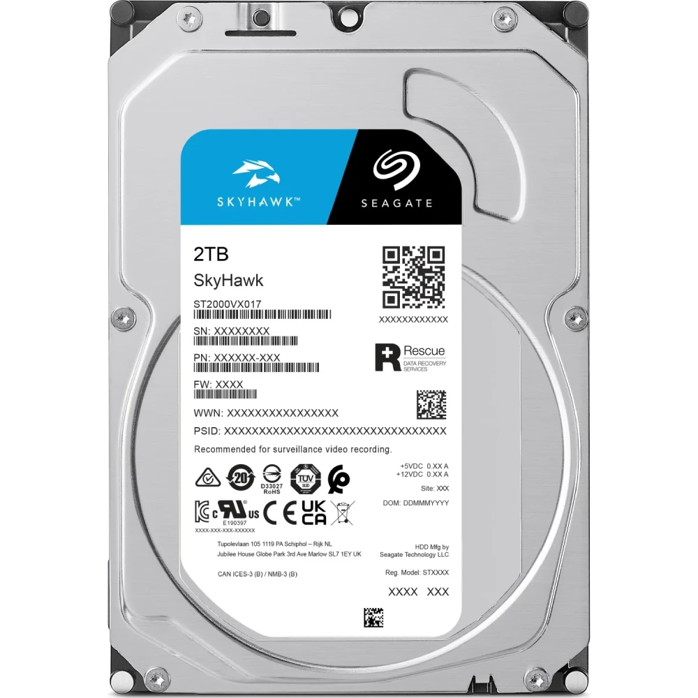 Жорсткий диск 3.5" ST2000VX017, 2 ТБ, SATA III, 5400 об, 100*15*145 мм (Y-46899)