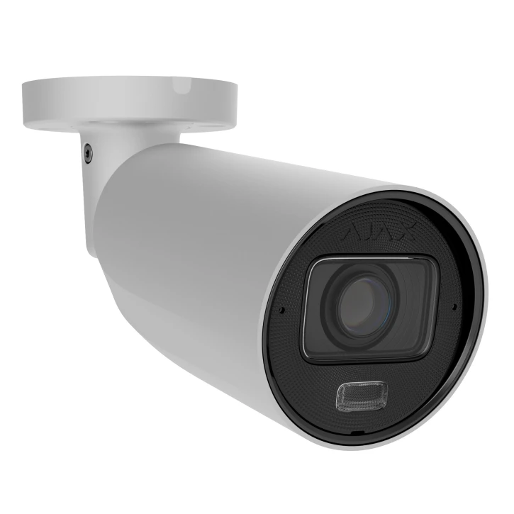 5 Mp IP варіофокальна відеокамера з гібридним підсвічуванням Ajax BulletCam HLVF (5 Mp) White (2.8-12 мм) (Y-47402)